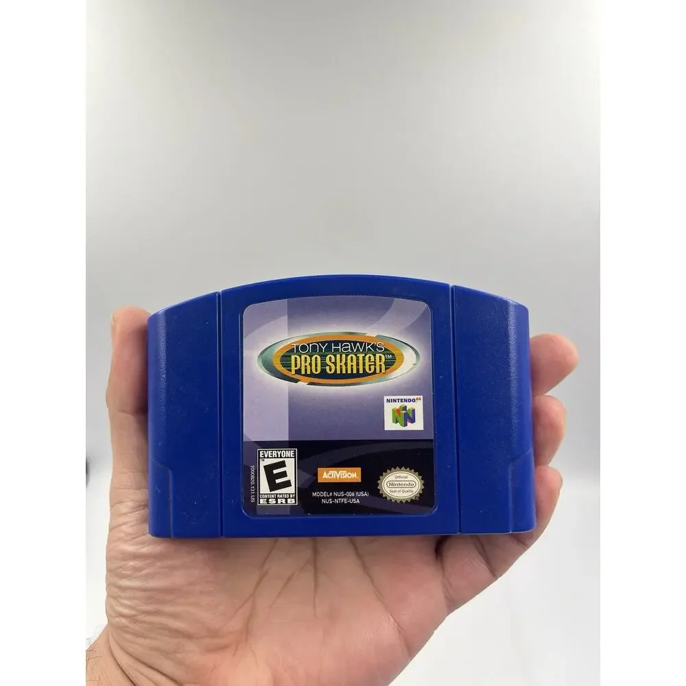 Tony Hawk’s Pro Skater Nintendo 64 N64 Authentic Tested Working